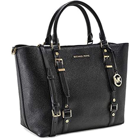 michael kors black white|michael kors large tote black.